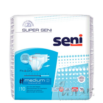 Подгузники для взрослых дышашие "Super Seni"