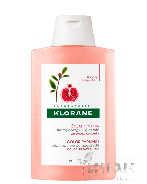 Клоран (Klorane) шампунь с экстрактом граната для окрашенных волос