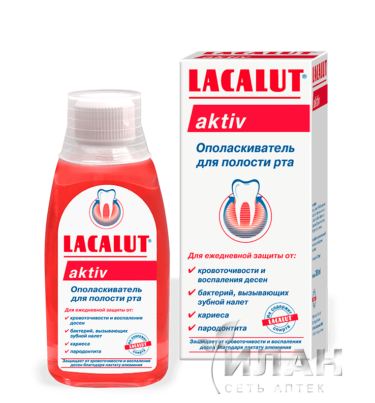 Лакалют Актив (Lacalut aktiv) ополаскиватель для полости рта