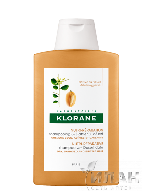 Клоран (Klorane) шампунь с маслом финика пустынного питательный