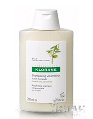 Клоран (Klorane) шампунь с молочком миндаля для придания объема тонким волосам