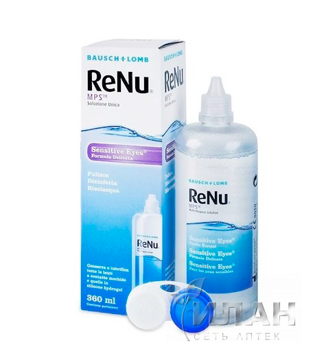 Раствор для ухода за контактными линзами РЕНЮ (RENU)