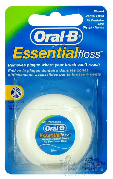 Зубная нить "Oral-B" Essential Floss