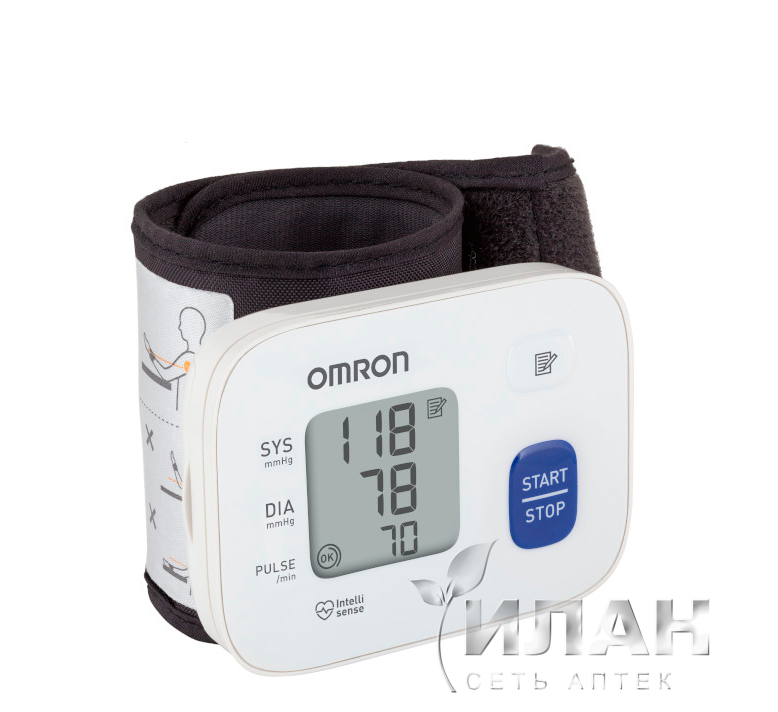Измеритель артериального давления и частоты пульса OMRON RS2 (HEM-6121-RU)
