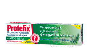 Протефикс Алоэ Вера (Protefix Adhesive Cream with Aloe Vera) крем фиксирующий экстра-сильный для зубных протезов
