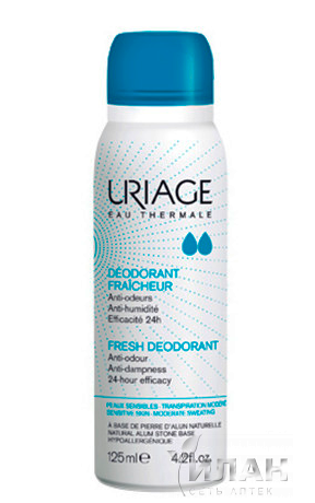 Урьяж дезодорант-спрей с квасцовым камнем (Uriage Deodorant FRAÎCHEUR)