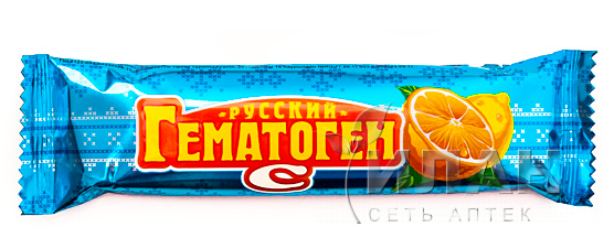 Гематоген детский "Русский" с витамином С 50г