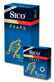 Презерватив "Sico" pearl с точечным рефлением