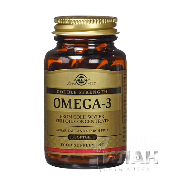 Солгар Омега-3 Двойная 700 мг ЭПК и ДГК (Solgar Omega 3 EPA & DHA)